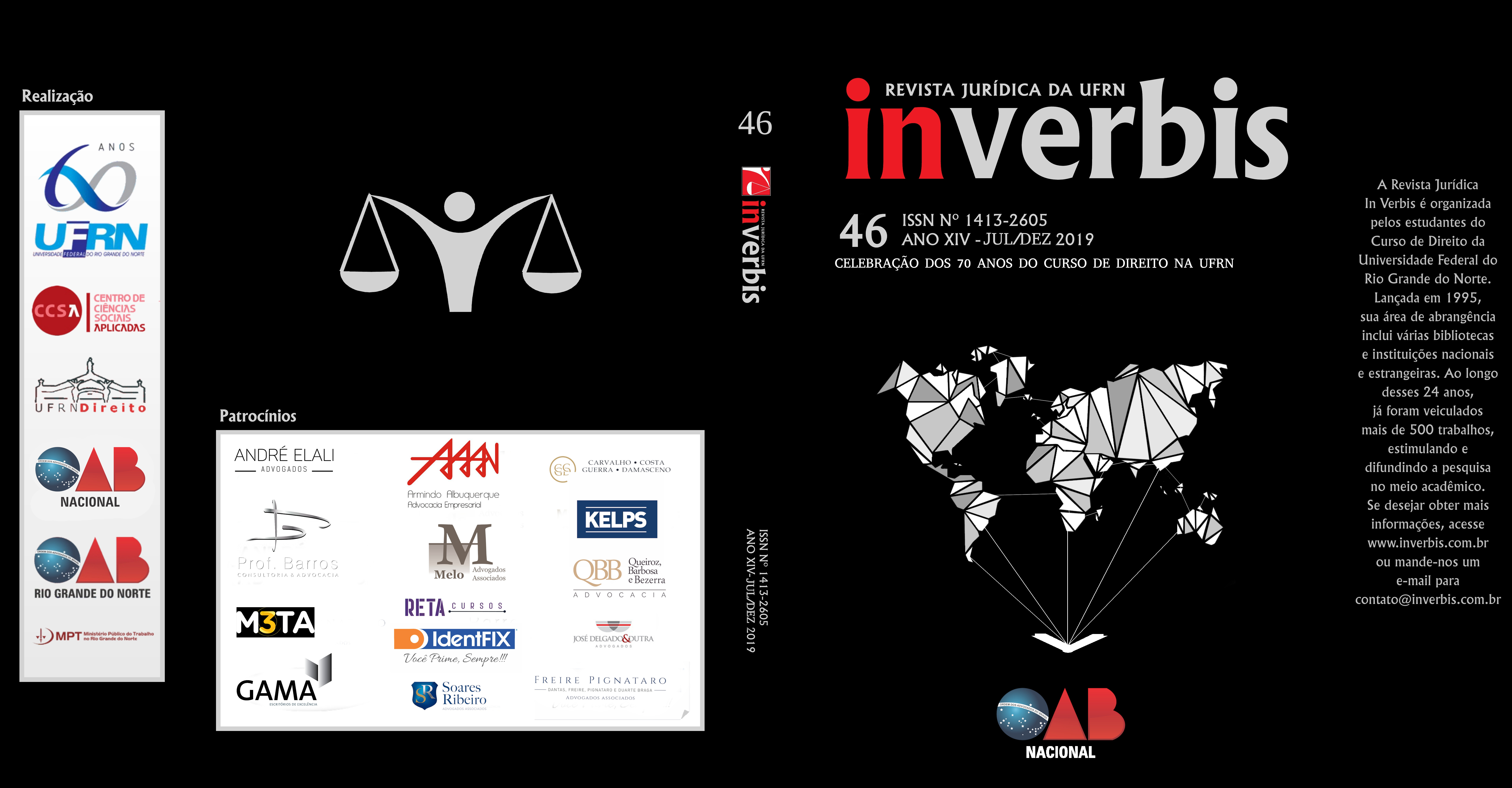 					Visualizar v. 24 n. 46 (2019): N°46 Revista Jurídica In Verbis
				